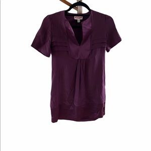 Kyumi silk purple mini dress
